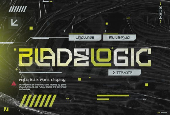 Blade Logic: The Futuristic Typeface for Bold Digital Branding