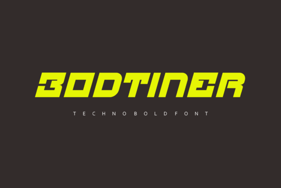 Bodtiner: The Modern Display Font for Polished Branding
