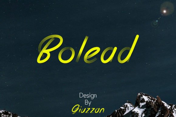 Bolead: A Sleek Display Font for Modern Editorial Design