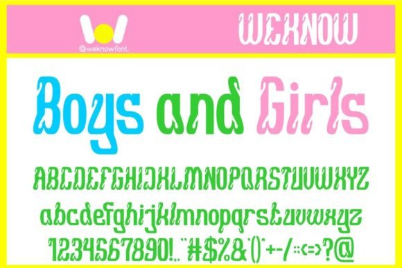 Boys and Girls: A Sophisticated Display Font for Modern Web Design