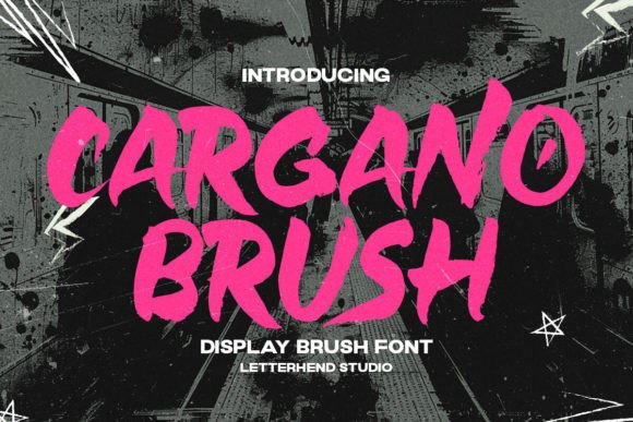 Cargano Brush: A Dynamic Display Font for Creative Makers