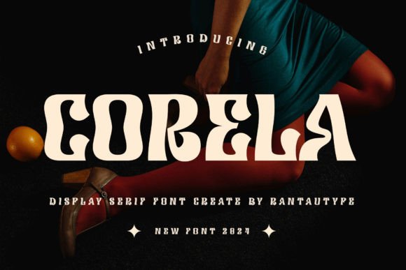 Corela: The Psychedelic Display Font for Bold Brand Identity