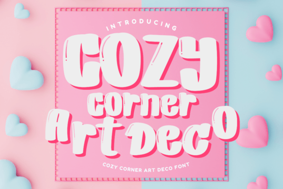 Cozy Corner Art Deco: The Premium Display Typeface for Vintage Campaigns