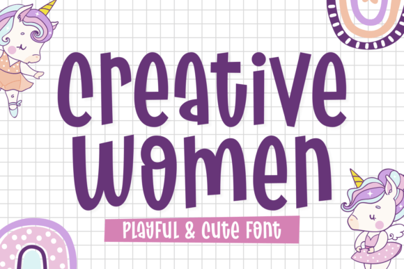 Creative Women: A Modern Display Font for Magical Web Design