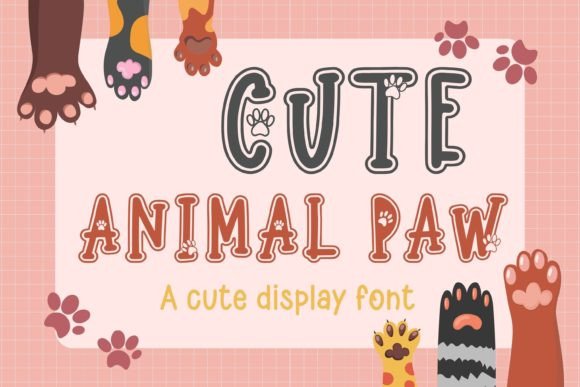 Cute Animal Paw: The Playful Typeface for Your Brand