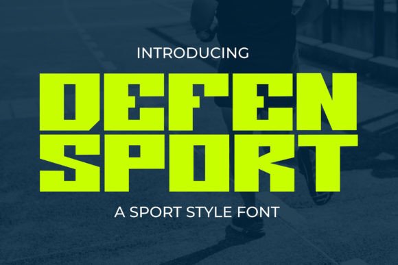 Defen Sport: The Dynamic Typeface for Energetic Branding