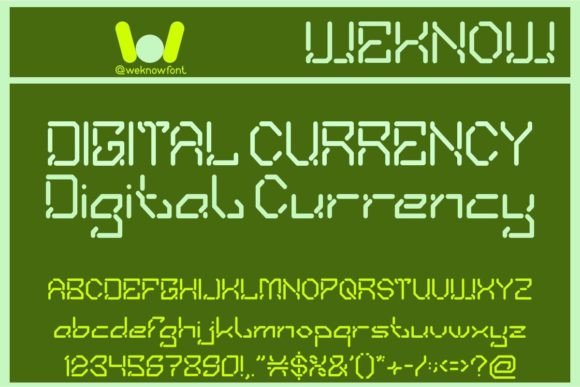Digital Currency: The Future Typeface for Bold Campaigns