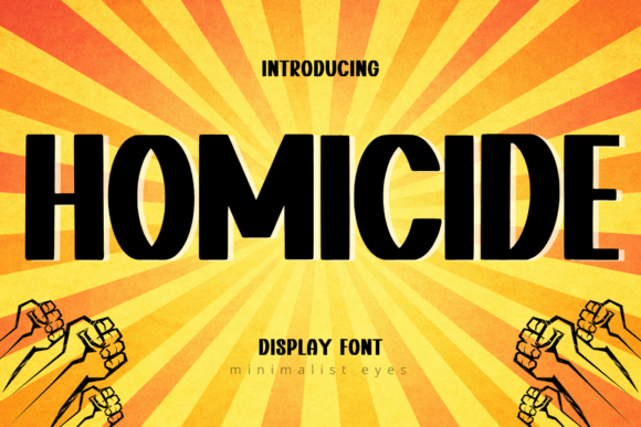 Homicide: A Bold Display Font for Editorial Design