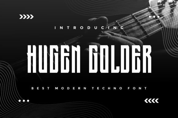 Hugen Golder: A Modern Display Typeface for Digital Brands