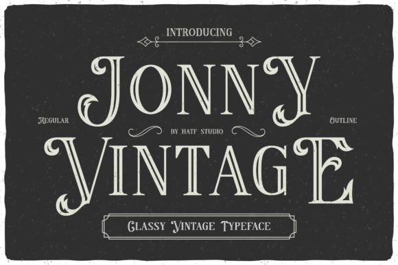 Jonny: The Vintage Display Font for Modern Campaigns
