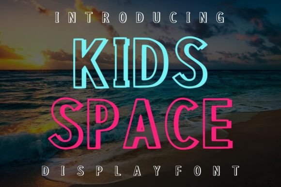 Kids Space: A Friendly Display Typeface for Modern Publishing