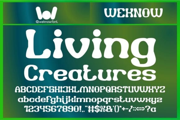 Living Creatures Typeface: A Web Designer’s Take on Prehistoric Display Fonts
