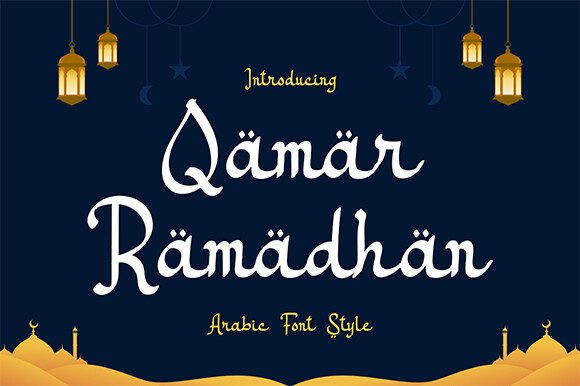 Qamar Ramadhan Typeface Review for Editorial Design