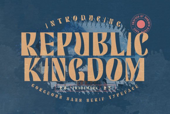 Republic Kingdom: A Modern Display Typeface for Bold Campaigns