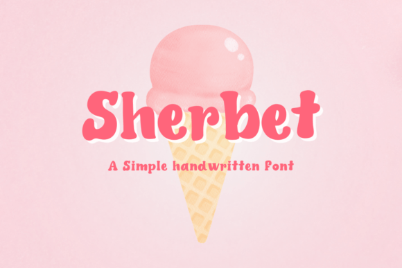 Sherbet: The Quirky Display Font for Creative Projects