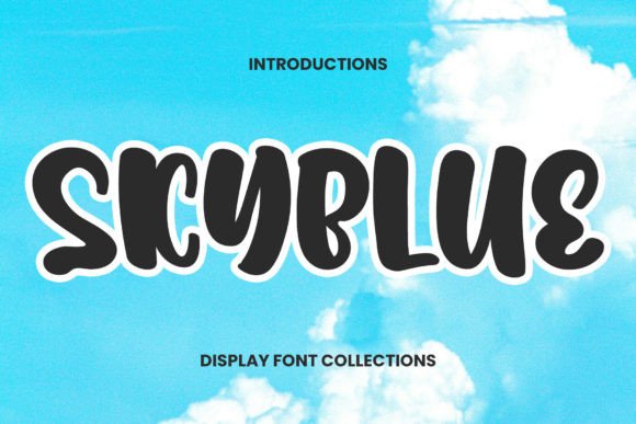 Skyblue: The Quirky Display Font for Vibrant Small Business Branding