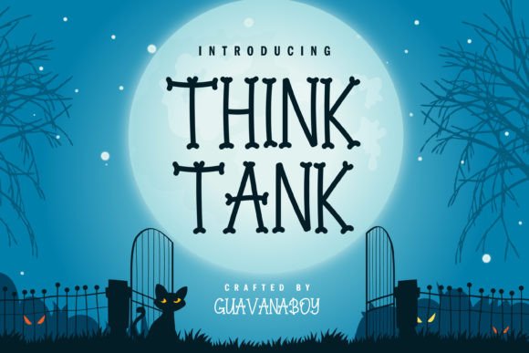 Think Tank: A Joyful Display Font for Editorial Design
