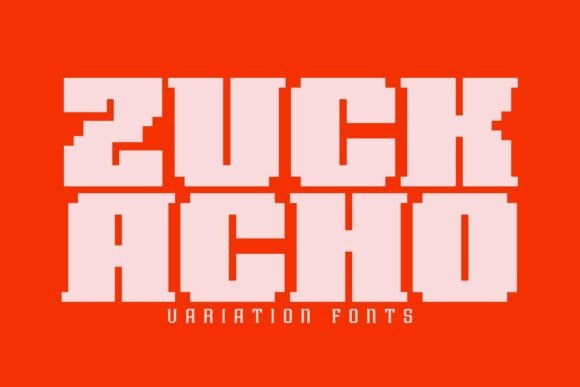 Zuck Acho: The Quirky Display Font for Sweet Brand Identity